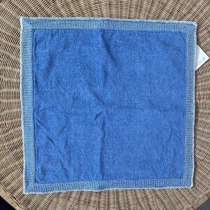 NEW Serena & Lily Linen Chenille Pillow Cover (22” SQ)-French Blue